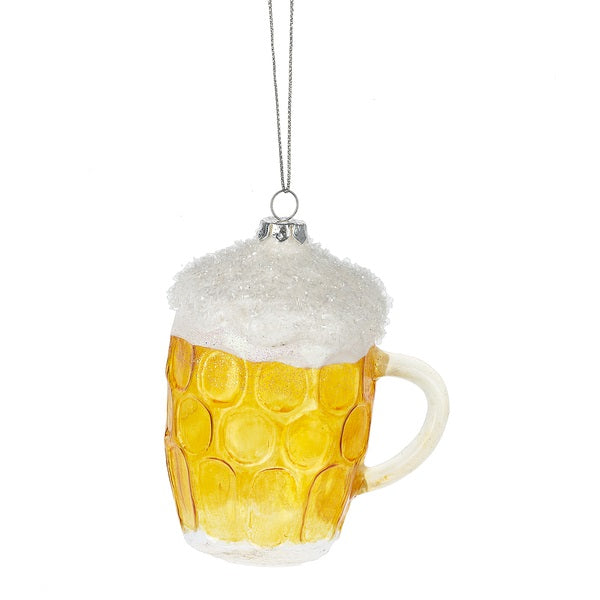 Beer Mug Glass Ornament | Putti Christmas Celebrations Canada