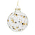 Buzzing Bee Glass Ball Ornament | Putti Christmas Celebrations 