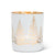 White with Gold Tree Tealight Holder - Large | Putti Christmas Celebrations 