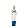 Doctor in Mask Glass Ornament | Putti Christmas