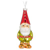 Garden Gnome Glass Ornament