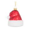 Santa Hat Glass Ornament | Putti Christmas Canada