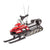 Snowmobile Glass Ornament