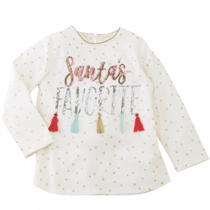 Mud Pie Santa's Favourite Tassel Tunic | Putti Christmas 