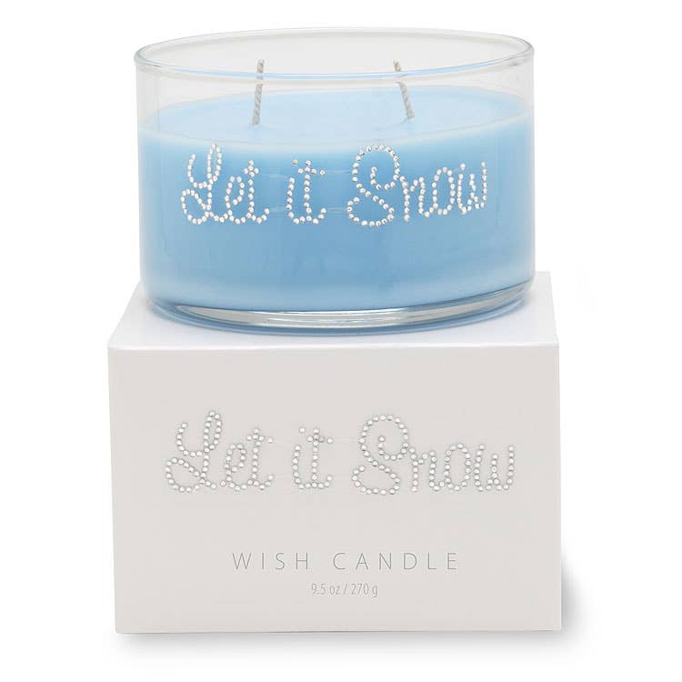 Primal Elements "Let it Snow" Wish Candle | Putti Fine Furnishings Canada