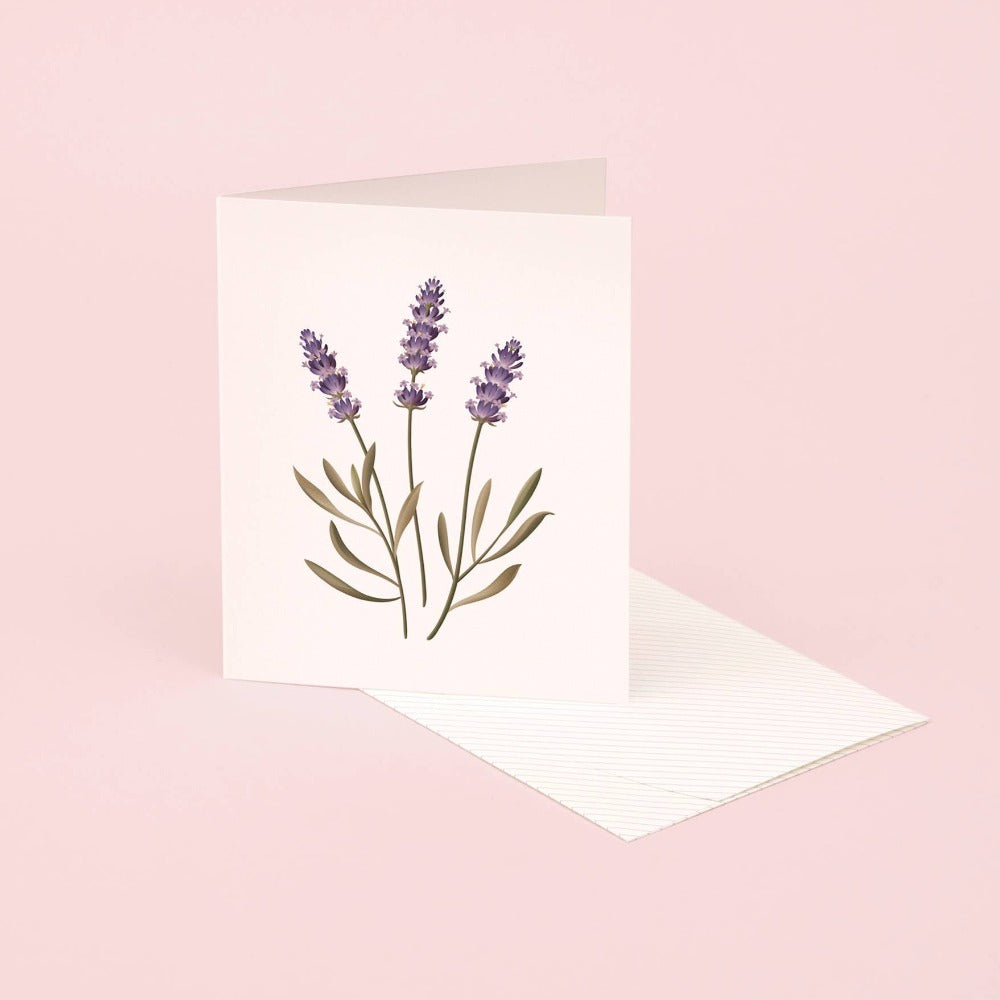 Clap Clap Botanical Scented Card - Lavender | Putti Fine Furnishings 