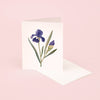 Clap Clap Botanical Scented Card - Iris | Putti Fine Furnishings Canada