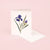 Clap Clap Botanical Scented Card - Iris | Putti Fine Furnishings Canada 