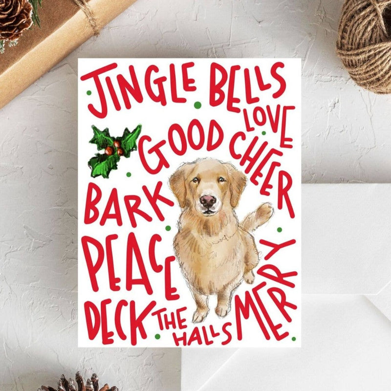 Golden Retriever Holiday Cards Boxed