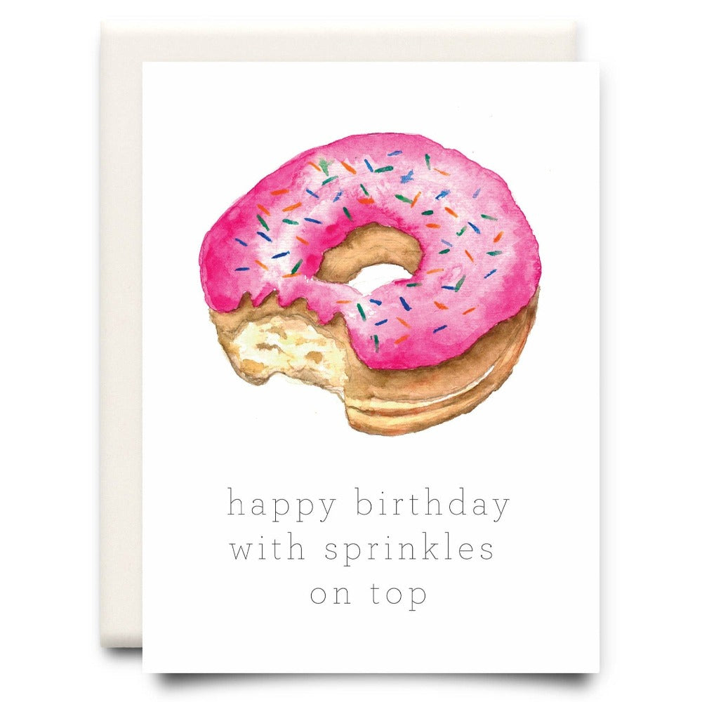 Inkwell Cards Sprinkles on Top  Birthday Greeting Card | Le Petite Putti 