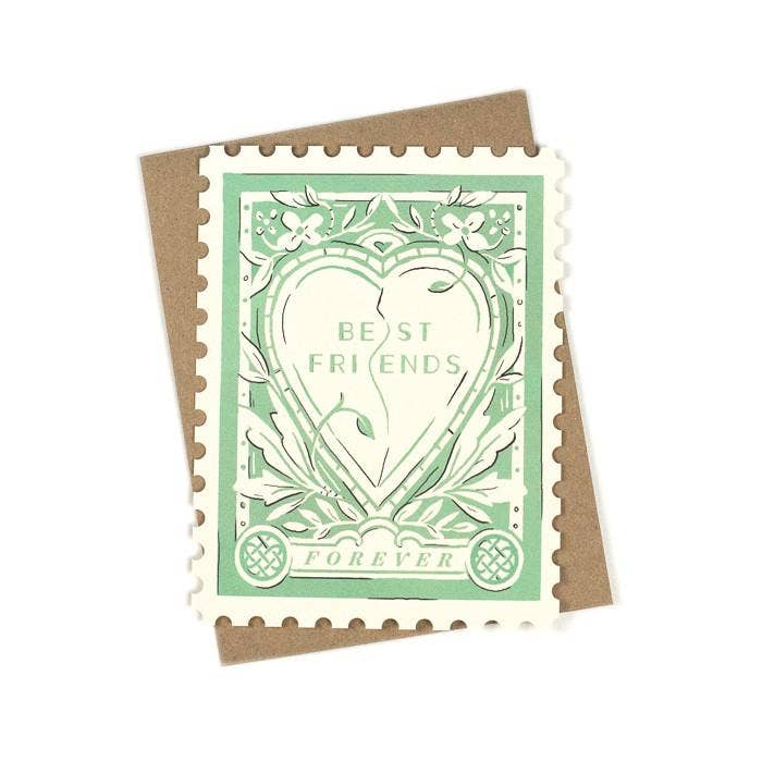 Best Friends Forever Stamp Greeting Card