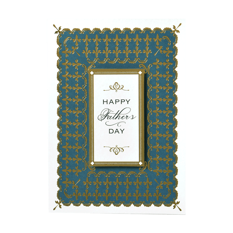 Anna Griffin Peacock Father's Day Greeting Card | Putti Fine Furnishings 