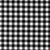 Black Gingham Round Oilcloth Tablecloth 47.5"