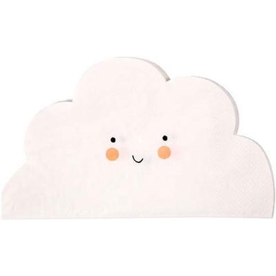 Meri Meri Cloud Shaped Paper Napkins - Small