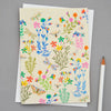 Flowers, Butterflies and Bees Greetings Card | Putti Fine Furnishings Canada
