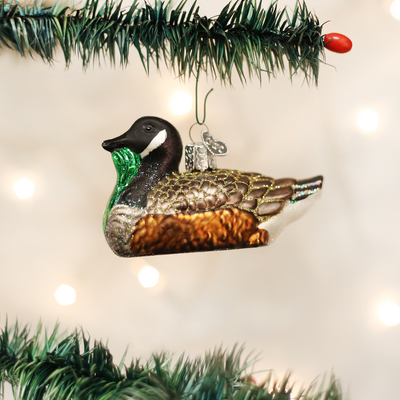 Old World Christmas Canada Goose Glass Ornament