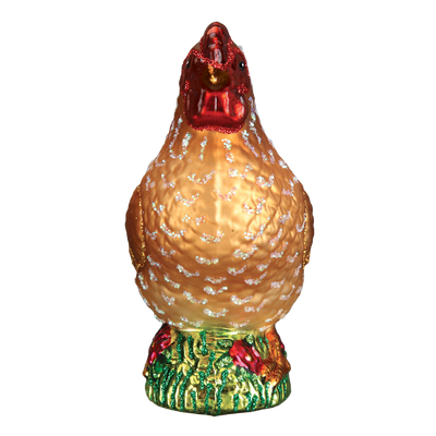 Old World Christmas Spring Chicken Glass Christmas Ornament, OWC-Old World Christmas, Putti Fine Furnishings
