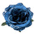 Blue Glitter Rose Clip Ornament
