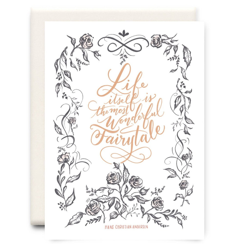 Inkwell Cards Most Wonderful Fairytale Love Greeting Card | Le Petite Putti 