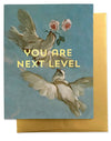 "Level Doves" Greeting Card