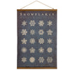 Canvas Snowflake Print with Wood Trim | Putti Celebrations