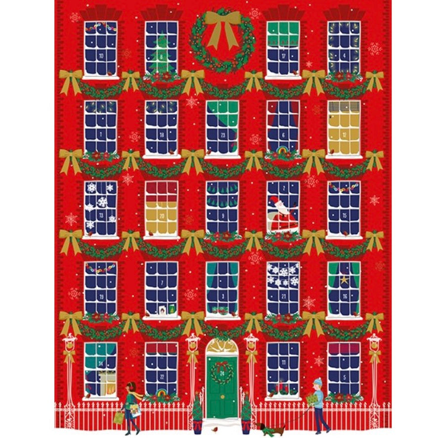 The Art File Uk Red Building Advent Calendar | Putti Fine Furnishings 