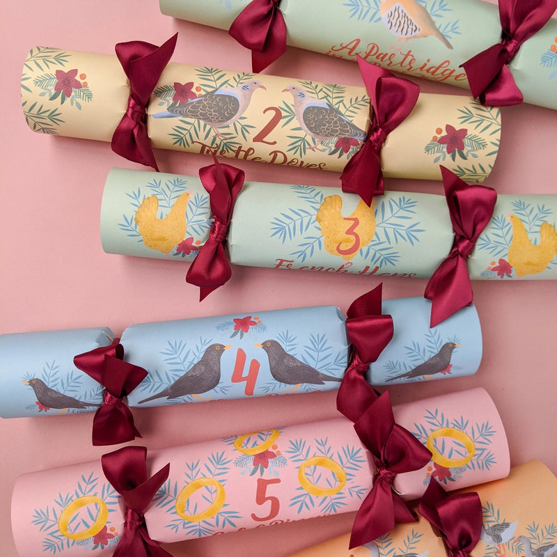 "The Twelve Days of Christmas" Handmade Christmas Crackers