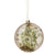 Mistletoe Glass Disc Ornament | Putti Christmas Celebrations 