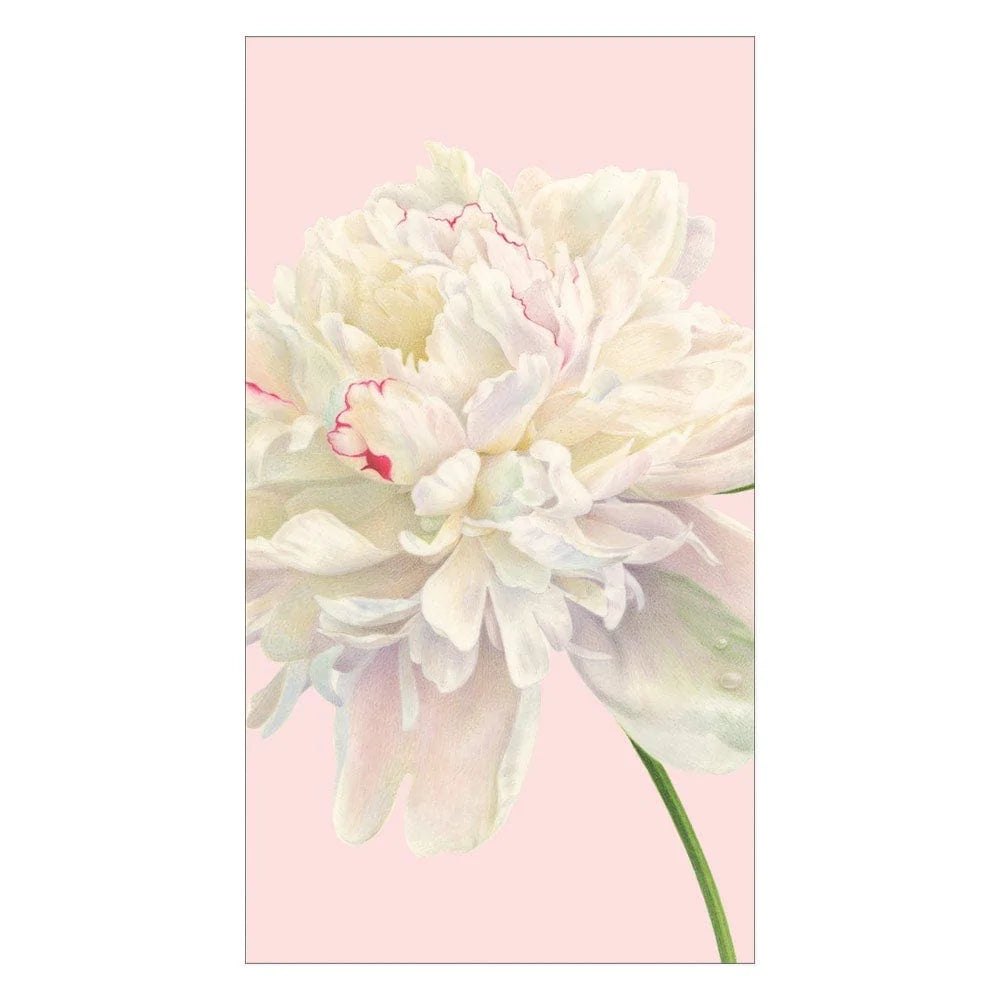 Duchess Peonies Paper Guest Towel Napkins  | Putti Celebrations Canada