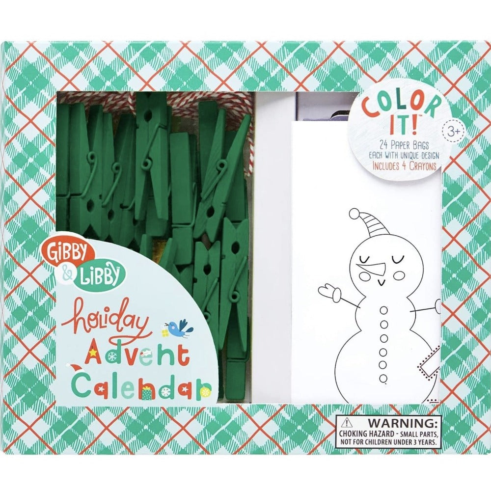 Color It DIY Advent Calendar Garland