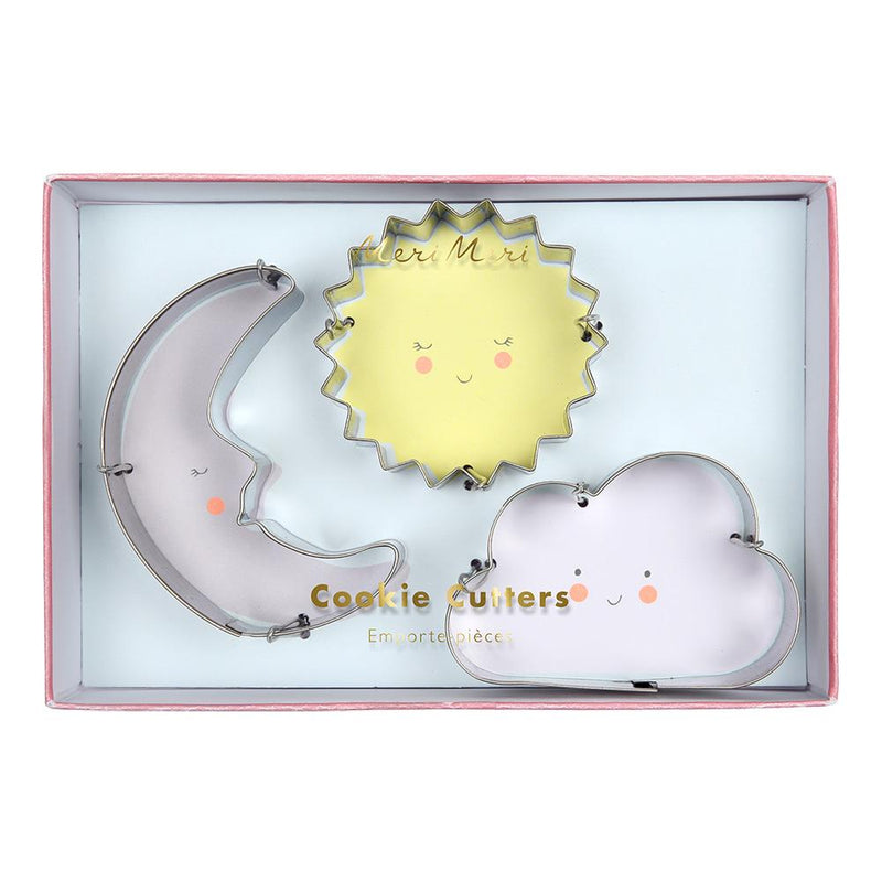 Meri Meri Sun, Moon and Cloud Cookie Cutter