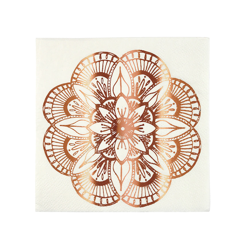  Meri Meri Mandala Pattern Paper Napkins - Small, MM-Meri Meri UK, Putti Fine Furnishings