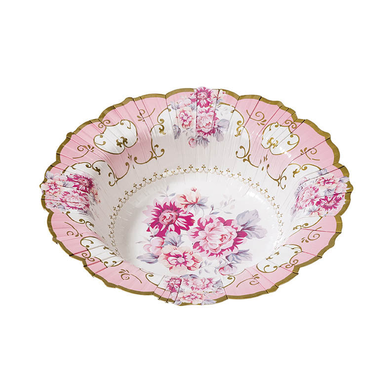 Truly Scrumptious Floral Paper Bowls -  Party Supplies - Talking Tables - Putti Fine Furnishings Toronto Canada - 1