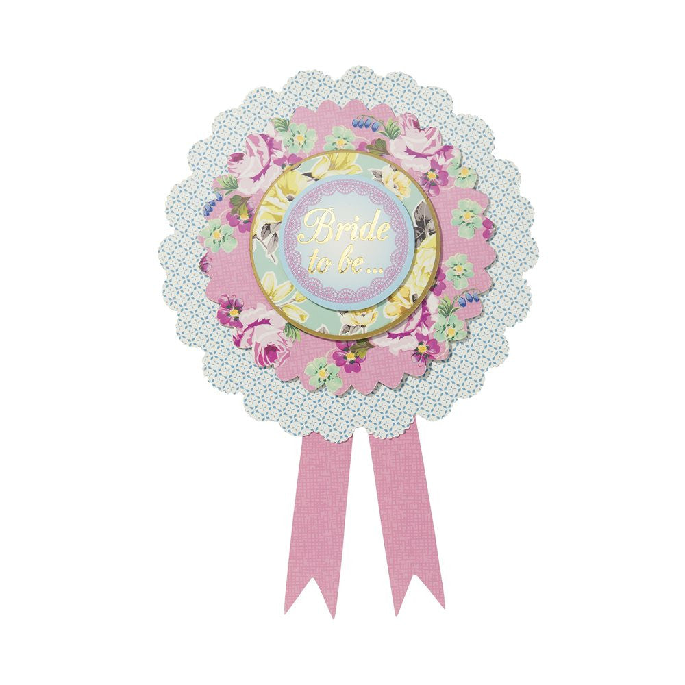  Truly Hen Party "Bride to Be" Rosette, TT-Talking Tables, Putti Fine Furnishings