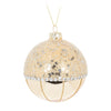 Gold Fancy Ball Glass Ornament