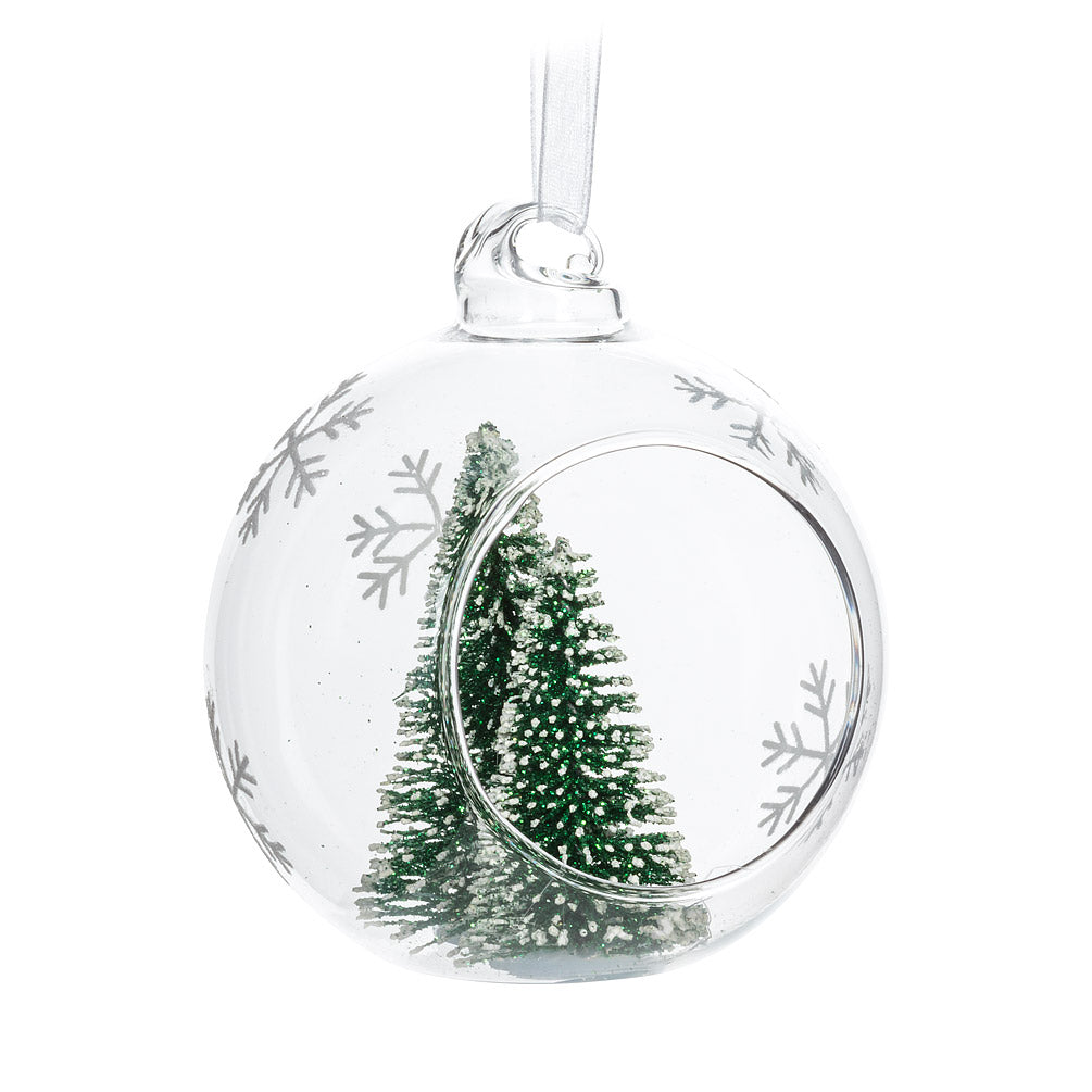 Brush Tree Open Ball Ornament | Putti Christmas Canada 