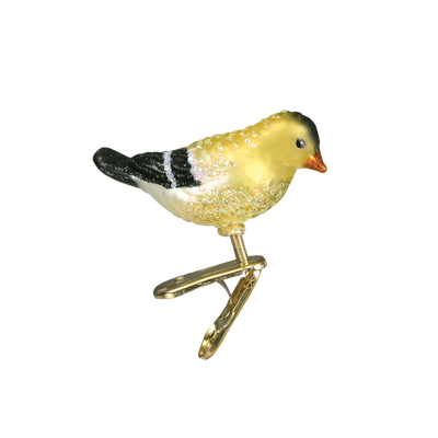 Old Word Christmas Assorted Mini Songbirds Glass Ornament