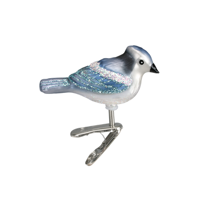Old Word Christmas Assorted Mini Songbirds Glass Ornament