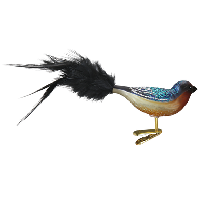 Old World Christmas Barn Swallow Glass Ornament, OWC-Old World Christmas, Putti Fine Furnishings