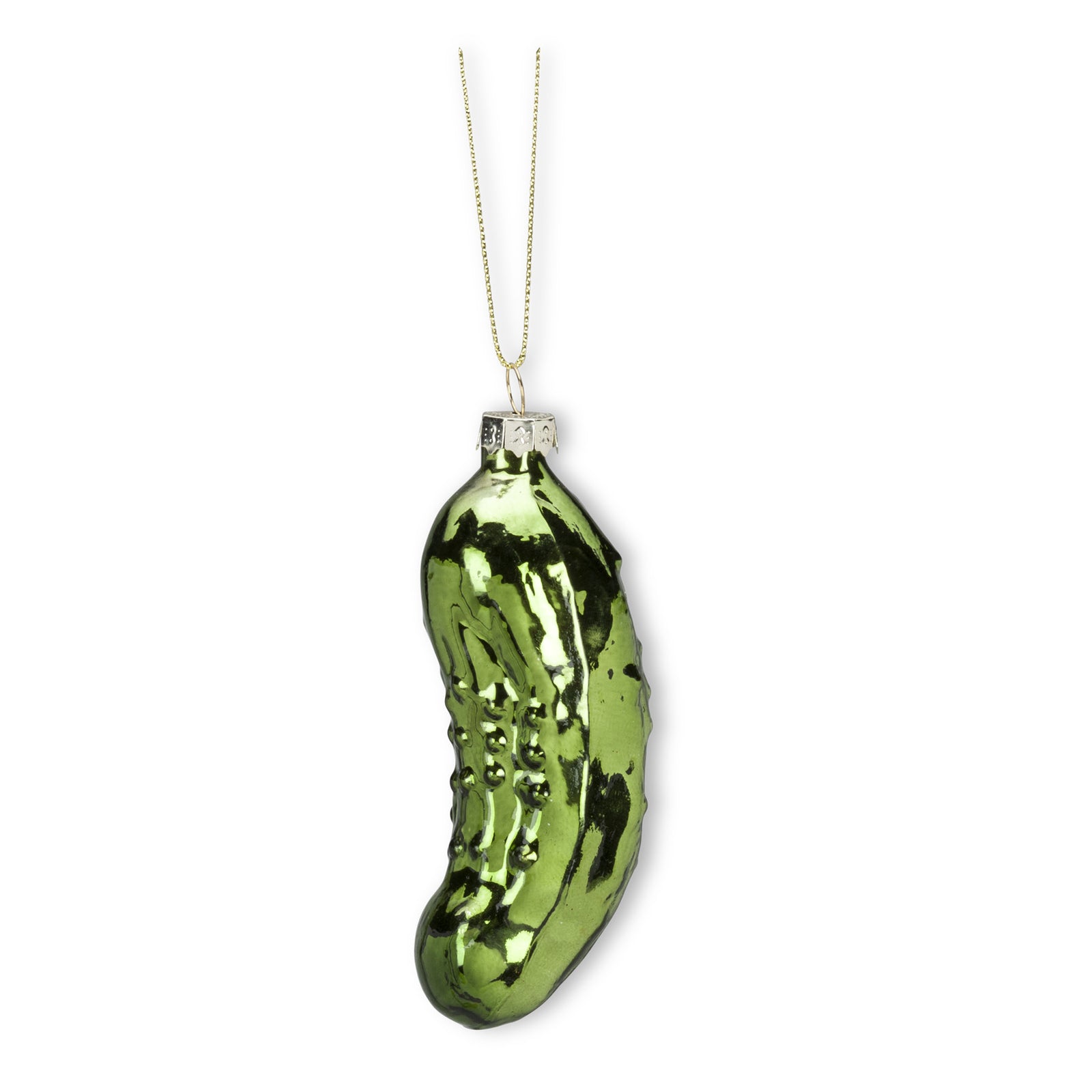  Dill Pickle Shinny Glass Ornament, AC-Abbott Collection, Putti Fine Furnishings