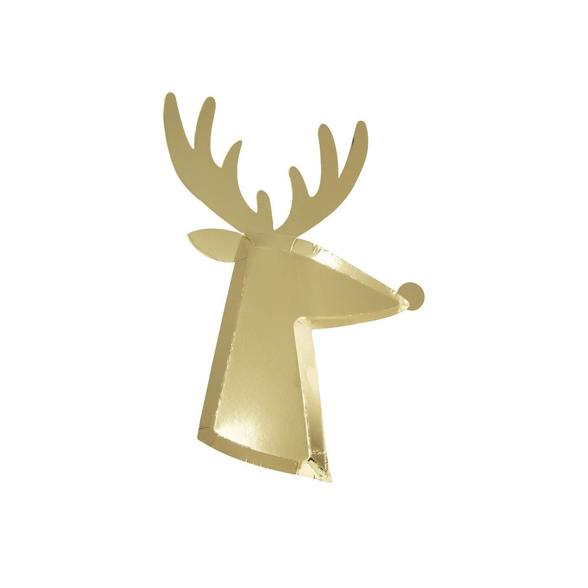 Meri Meri Gold Reindeer Paper Plates | Putti Christmas Party Canada 