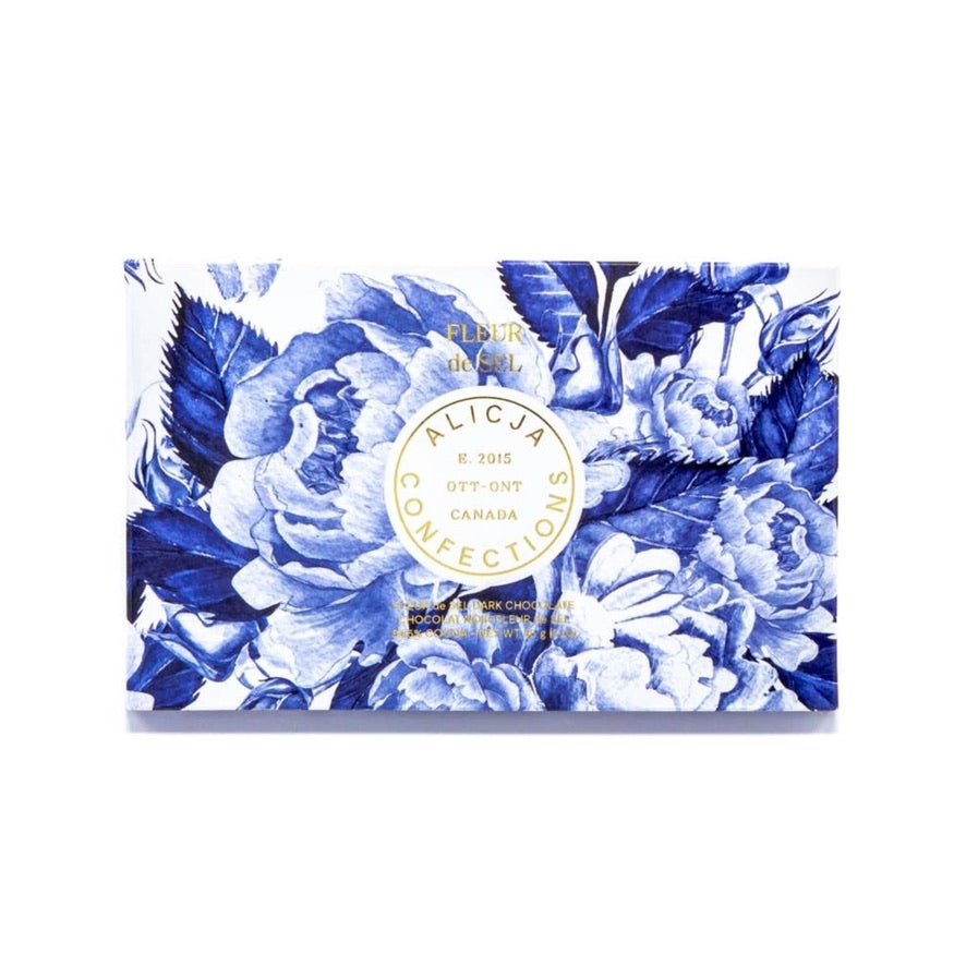 Alicja Confections - Fleur De Sel Dark Postcard Chocolate Bar | Putti 