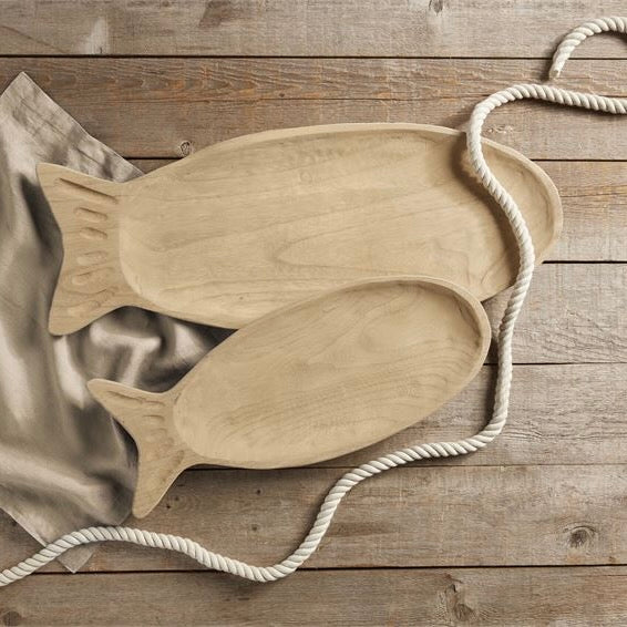 Wooden Fish Trays | Putti Fine Furnishings 