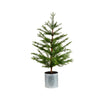 Small Pine Tree in Metal Pot | Putti Christmas Decorations