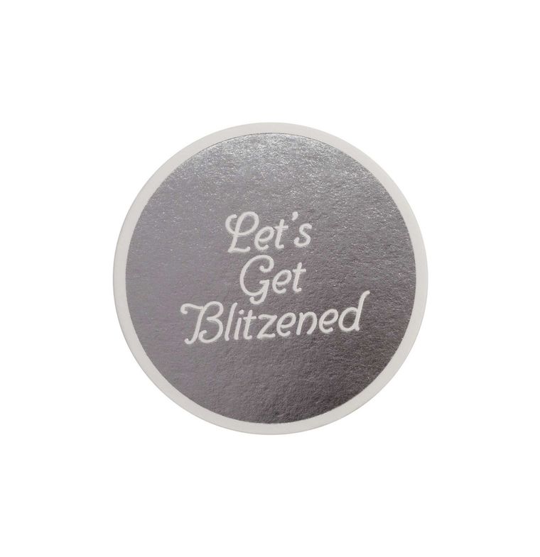 Blitzened Letterpress Coaster Set