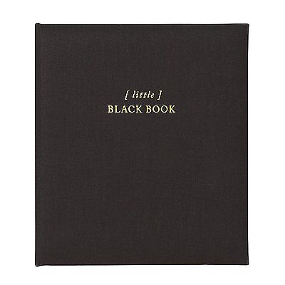  "Little Black Book" Refillable Address Book, CRG-CR Gibson, Putti Fine Furnishings
