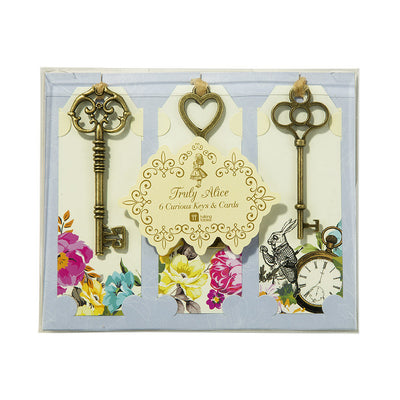 Truly Alice Keys & Tags -  Party Supplies - Talking Tables - Putti Fine Furnishings Toronto Canada - 2