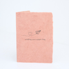 Handmade Paper "Sending you a paper hug" Encouragement Greeting Card
