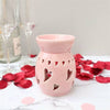 Cutout  Hearts Ceramic Wax Melter - Pink | Putti Fine Furnishings