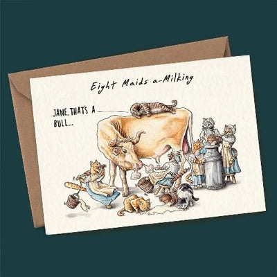 12 Days Of Christmas Card Set | Putti Christmas Celebrations